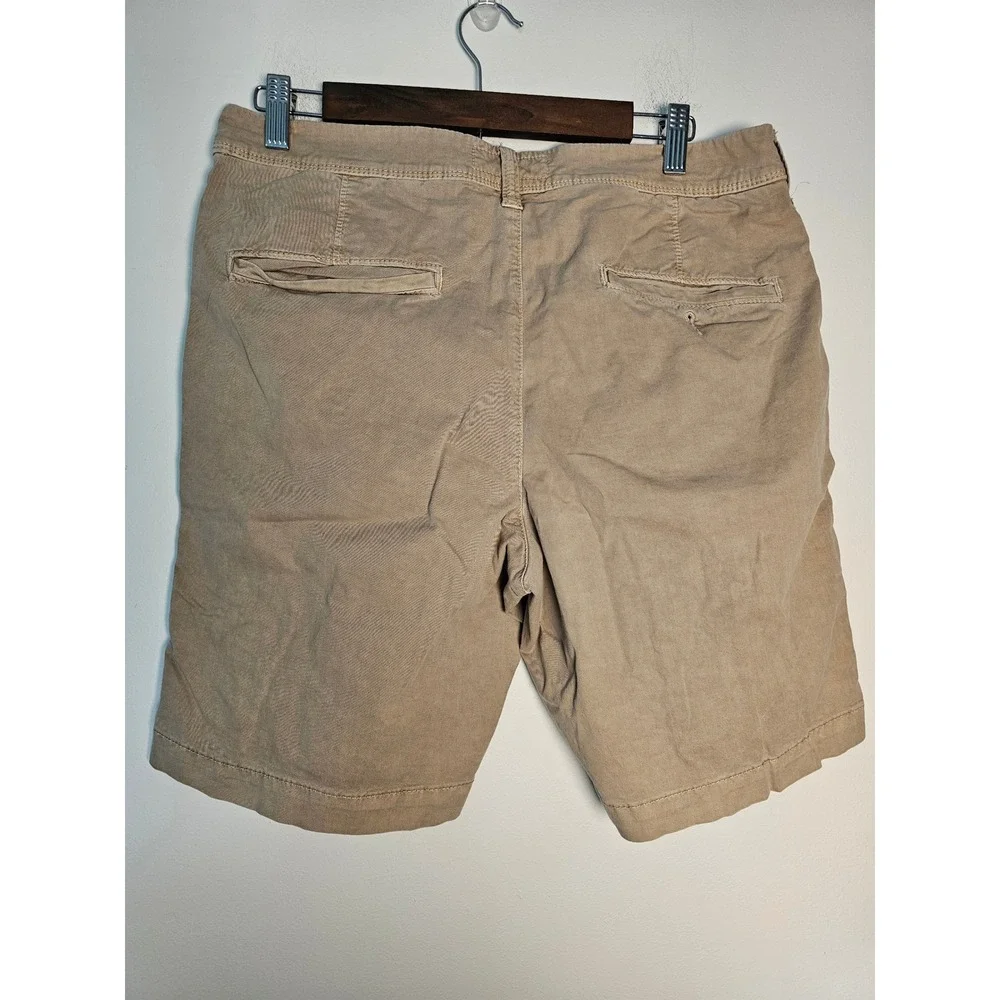 Classic American Eagle Chino Shorts Mens 32 Khaki Tan Ne(x)t Level Flex Stretch